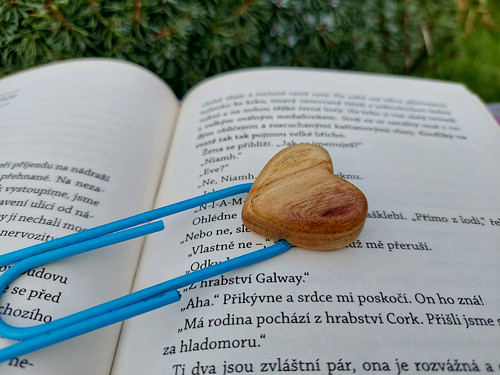 Srdíčková záložka - jilm