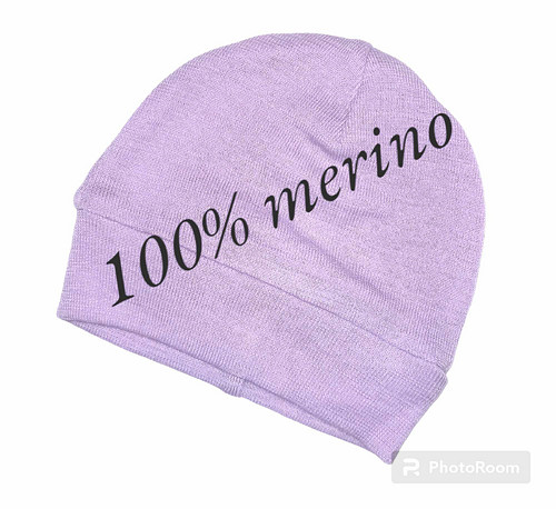 Čepička z merina 3 - 6 měs.