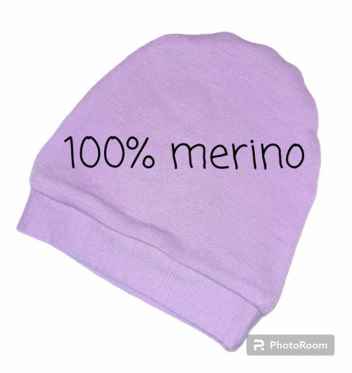 Čepička z merina 3 - 6 měs