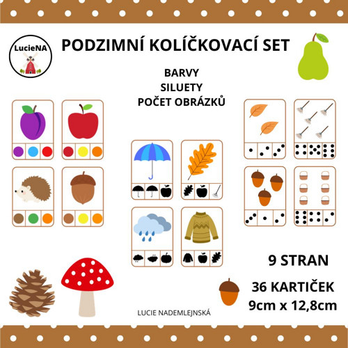 Podzimní kolíčkovací set — foto 1
