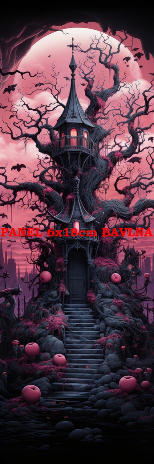 Bavlněný panel 6x18 cm - skladem