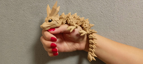 Mládě Krystalového Draka - 22,5 cm - 3D Tisk