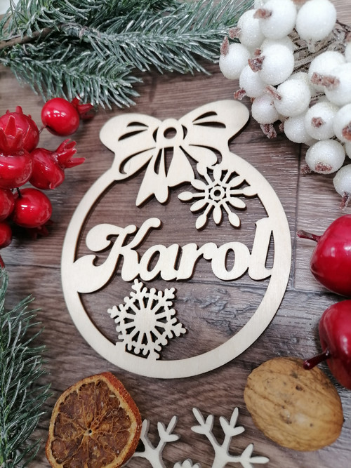 AKCE! Vanoční koule se jménem personalizovaná