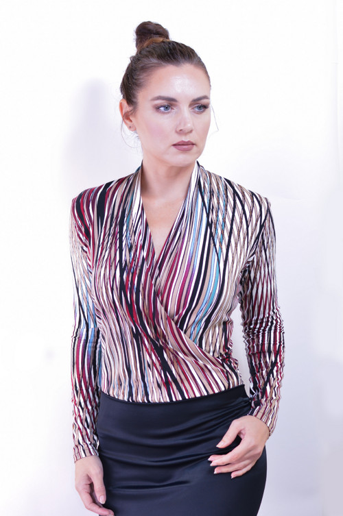 Zavinovací halenka...34-46