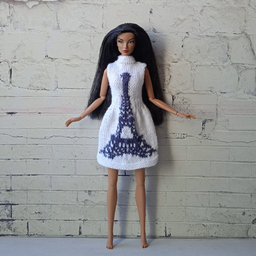 Barbie, FR, Integrity - šaty eiffelovka — foto 1