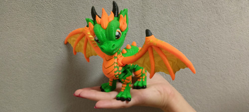 Evropský Drak - 24x14 cm - 3D Tisk