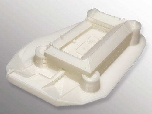 Model hradu Červený Kameň vytvořený 3D tiskem