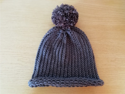 Pletený kulich (tmavě šedá)