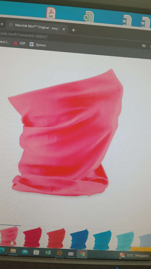Nákrčník fuchsia