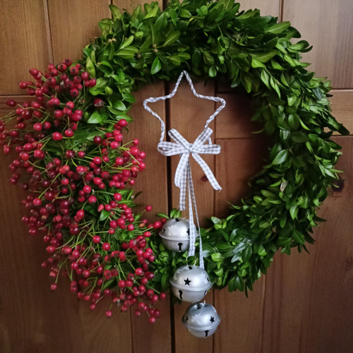 Vánoční věnec - adventní sleva 15% — foto 1
