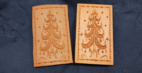 Stromeček 2-dřevěná forma 11x6cm