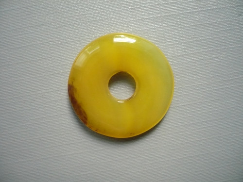 Donut kulatý - achát 25 mm, č.11f