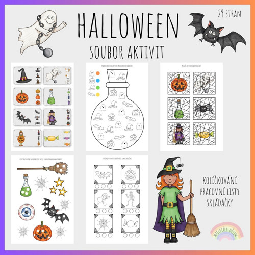 Halloween, soubor aktivit