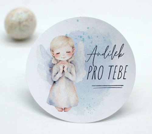 Andílek pro tebe samolepky 24 ks - malé