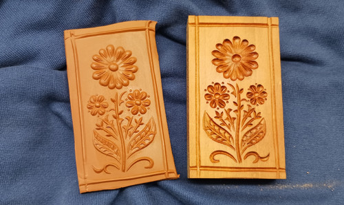 -dřevěná forma 6x10cm