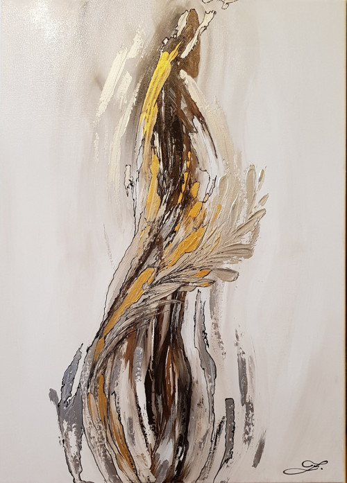 FANTAZIE - Surfařův sen Akryl na plátně 70x50cm