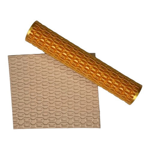 1 strukturovaný váleček pro fimo, polymer