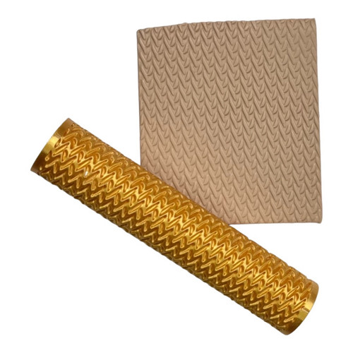 1 strukturovaný váleček pro fimo, polymer