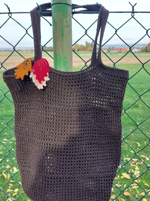 Taška háčkovaná dírkovaná — foto 1