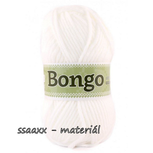 Příze BONGO ~ tmavá bílá 903