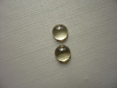 Pár kabošonů - citrín 6 mm, č.4Af