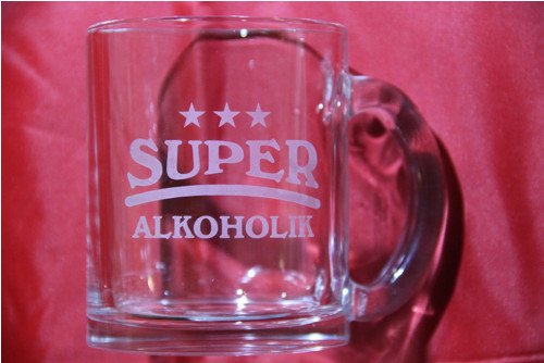 SUPER ALKOHOLIK humorný hrníček 6x