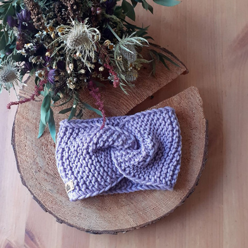 Pletená čelenka 100% merino