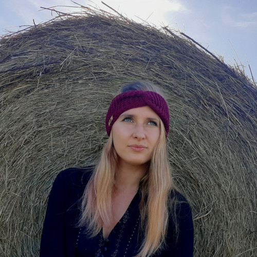 Pletená čelenka 100% merino