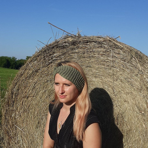 Pletená čelenka 100% merino