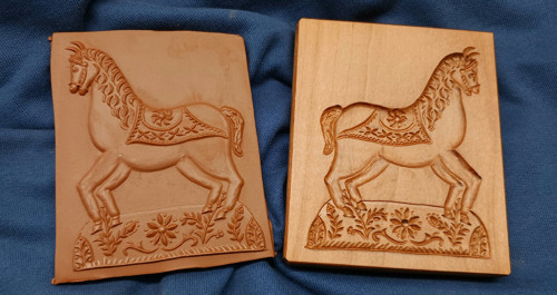Konik -dřevěná forma 9x11cm