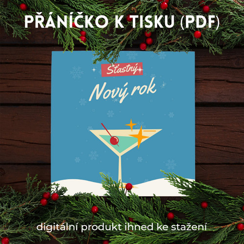 Vánoční přání k novému roku k tisku (PDF)