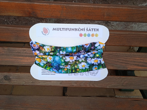 Multifunkční šátek kopretiny — foto 1