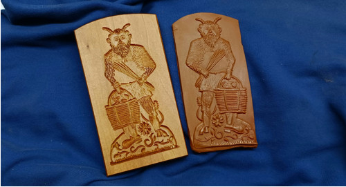 Čert-dřevěná forma 16x6cm pouze 1kus
