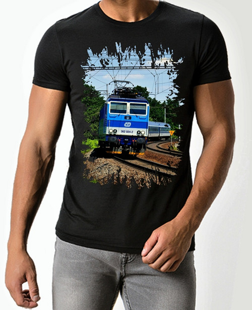Tričko s lokomotivou 362 024