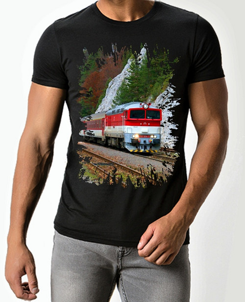 Tričko s lokomotivou 757 004