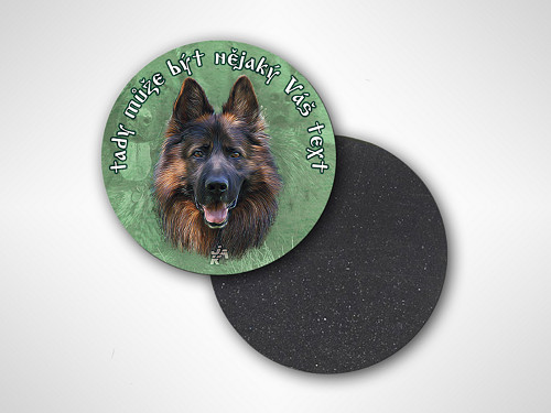 Magnet 5cm německý ovčák 0003