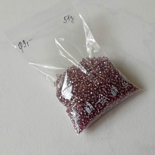 Rokajl fialová transparent - 51g