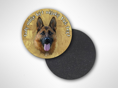 Magnet 5cm německý ovčák 0004
