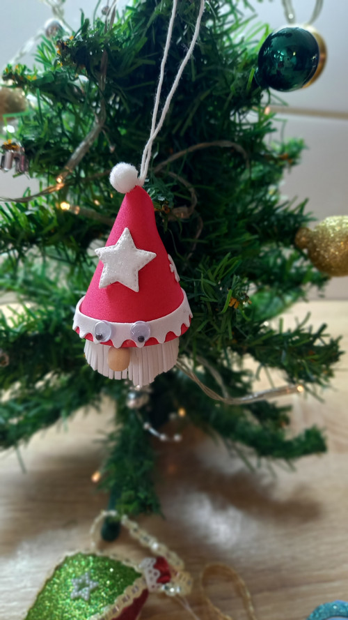 Vánoční ozdoba na stromeček ''Santa''