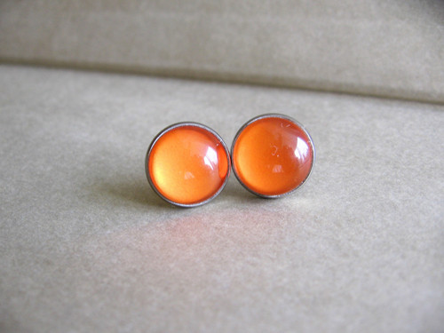 Orange Drop, náušnice nerez — foto 1