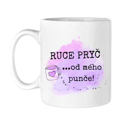 Keramický hrnek – Ruce pryč od mého punče!