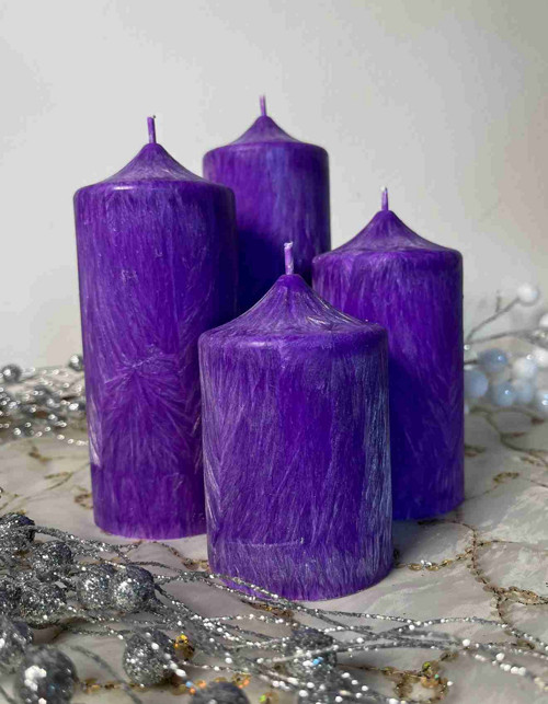 Adventní sestava Svíčky z palmového vosku
