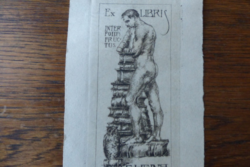 Karel Wellner, grafika, Ex Libris F. Hejna