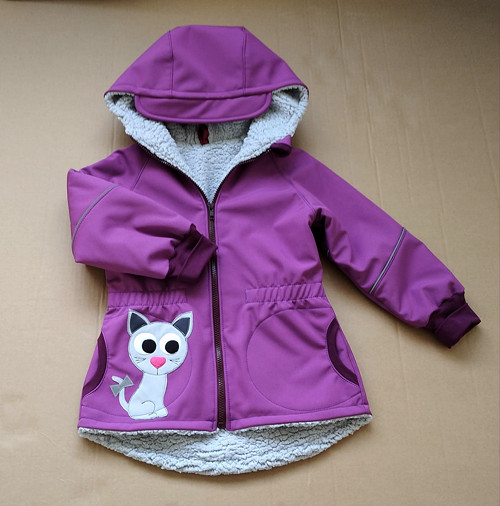 Rostoucí softshell bunda...vel. 104/110 SLEVA !! — foto 1
