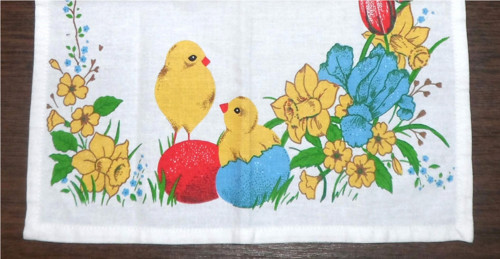 Dekorační DEČKA, velikonoční motiv, 30 x 27 cm