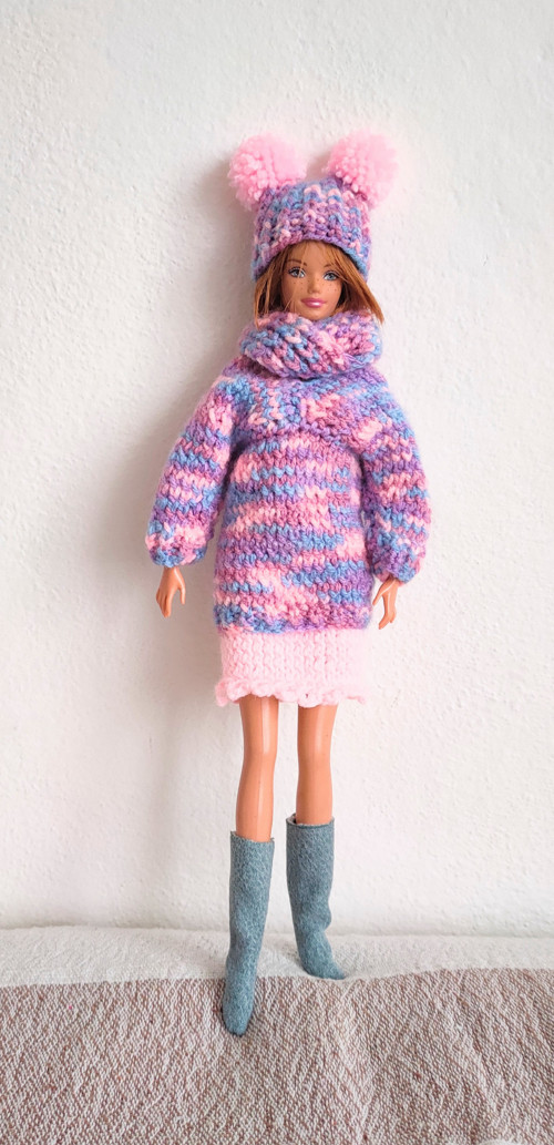 Zimní komplet pro Barbie — foto 1