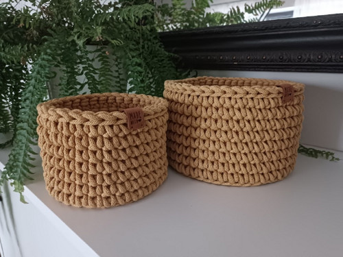 Set Háčkovaných Košíků