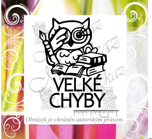 Velké chyby sova 1388, zn. 4. Razítko.