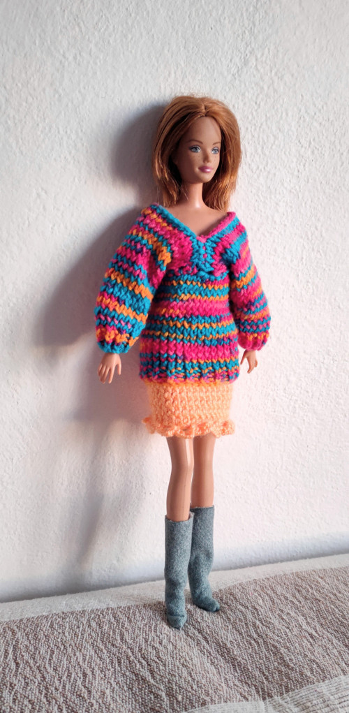 Zimní komplet pro Barbie — foto 1