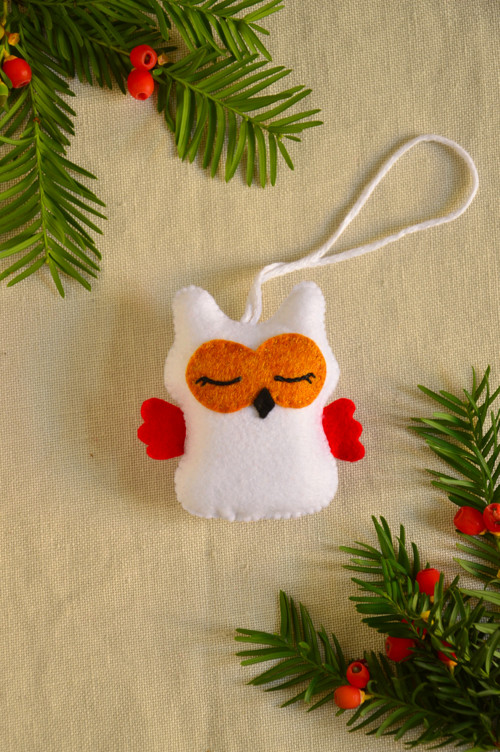Sovička Otýlie - vánoční ozdoba — foto 1